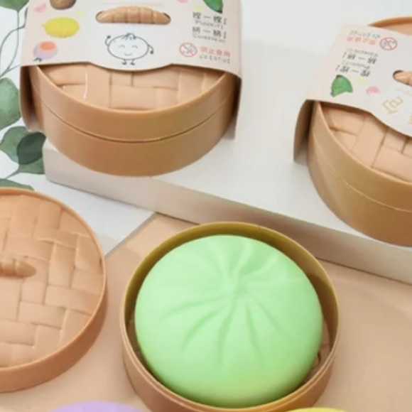 Dumpling Squish Toys - 2 pcs - Picture 3 of 7